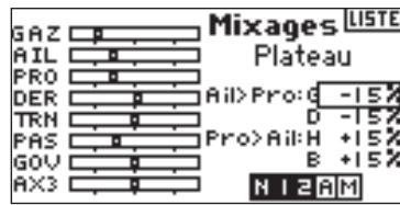 SPEKTRUM DX8 - Réglage de swashplate rates (taux du plateau cyclique) - 2
