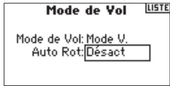 SPEKTRUM DX8 - Accès à la fonction f-mode setup (réglage du mode f) - 3