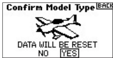SPEKTRUM DX8 - To Access the Model Type Function - 4