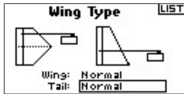 SPEKTRUM DX8 - To access the Tail Type - 1