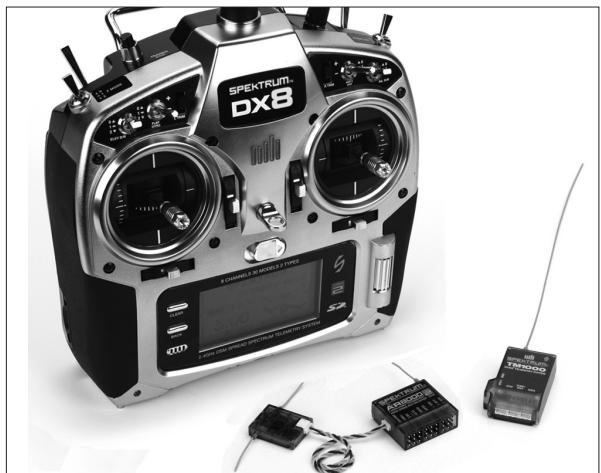 SPEKTRUM DX8 - SPEKTRUM'S DX8 MIT INTEGRIERTER TELEMETRIE - 1