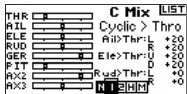 SPEKTRUM DX8 - Adjusting Cyclic Mix Rates - 1