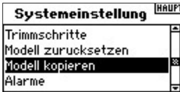 SPEKTRUM DX8 - Programmierung der Modell kopieren Funktion - 1