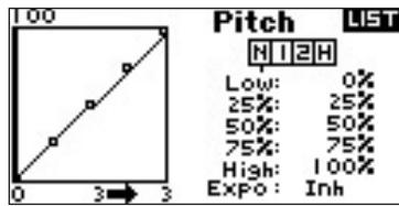 SPEKTRUM DX8 - To Program Pitch Curves - 2