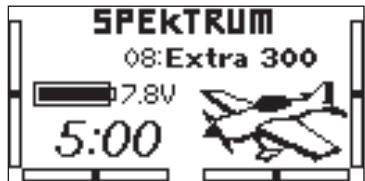 SPEKTRUM DX8 - Accès à la fonction model name (nom du modèle) - 3