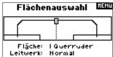SPEKTRUM DX8 - Auswahlen eines Untermenius aus der Systemeinstellung - 2