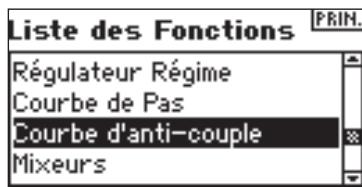 SPEKTRUM DX8 - Programmation des tail curves (courbes de queue) - 1