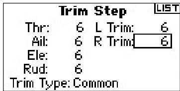 SPEKTRUM DX8 - To Access the Common or Flight Mode Trims - 1