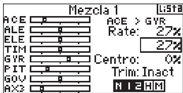 SPEKTRUM DX8 - Ajuste de los rangos de mezcla - 2
