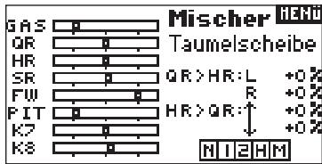 SPEKTRUM DX8 - Programmierung des Taumelscheibenmischer - 1