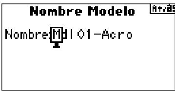 SPEKTRUM DX8 - Acceso a la funciona Nombrar Modelo - 2