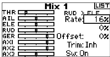SPEKTRUM DX8 - Adjusting Programmable Mix Rates - 1