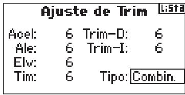 SPEKTRUM DX8 - Acceso a los trims Combinados y Modo de vuelo - 2