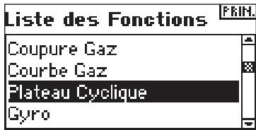 SPEKTRUM DX8 - Accès à la fonction swashplate (plateau cyclique) - 1