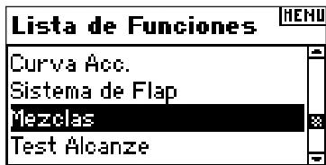 SPEKTRUM DX8 - Acceder a la funciona de Mezclas - 1