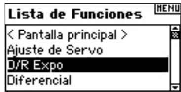 SPEKTRUM DX8 - Acceso a la función de Dual Rate y Exponencial - 1