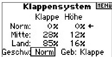 SPEKTRUM DX8 - Einstellen der Klappengeschwindigkeit - 1