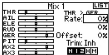 SPEKTRUM DX8 - Adjusting Programmable Mix Rates - 1