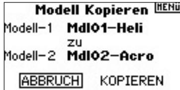 SPEKTRUM DX8 - Programmierung der Modell kopieren Funktion - 2