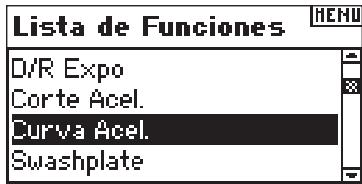 SPEKTRUM DX8 - Programación de la Curva de Accelerador - 1
