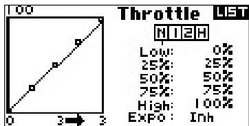 SPEKTRUM DX8 - To Program Throttle Curves - 2