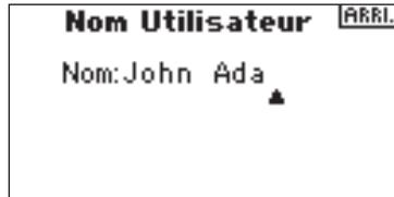 SPEKTRUM DX8 - Pour programmer un nom d'utilisateur - 2
