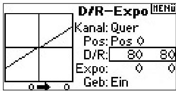 SPEKTRUM DX8 - Auswahlder Schalterposition - 1