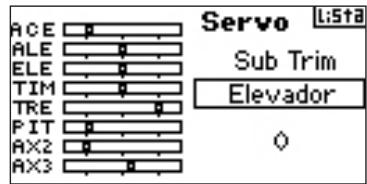 SPEKTRUM DX8 - Acceso a la función de Sub-Trim - 2