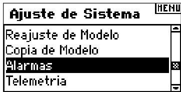 SPEKTRUM DX8 - Acceso a la referencia de Alarmas - 1