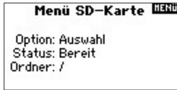 SPEKTRUM DX8 - Programmierung der SD Karten Funktion - 2