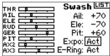 SPEKTRUM DX8 - To Activate the Swashplate Expo Function - 1