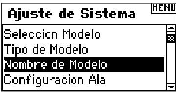 SPEKTRUM DX8 - Acceso a la funciona Nombrar Modelo - 1