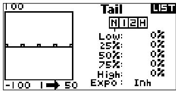 SPEKTRUM DX8 - To Program Tail Curves - 2