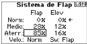 SPEKTRUM DX8 - Ajuste de la posicion de los Flaps y Elevadores - 1