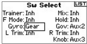 SPEKTRUM DX8 - To Program the Switch Select Functions - 2