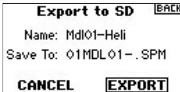 SPEKTRUM DX8 - To Access the Transfer SD card Function - 3