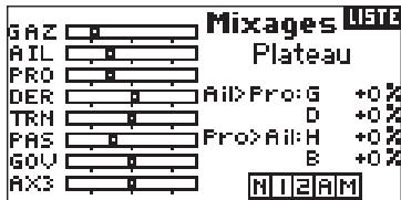SPEKTRUM DX8 - Accès au swashplate mix (mixage de plateau cyclique) - 1