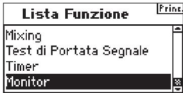 SPEKTRUM DX8 - Per accederere alla schermata del monitor - 1