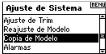 SPEKTRUM DX8 - Acceso a la funciona Copiar Modelo - 1