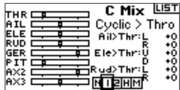 SPEKTRUM DX8 - Assigning Cyclic Mix to a Flight Mode(s) - 1