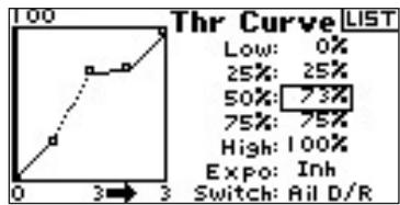 SPEKTRUM DX8 - Adjusting the Curve - 2