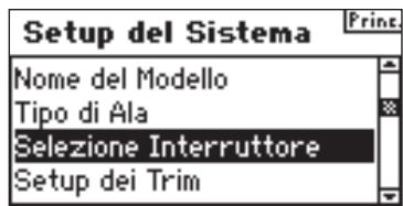 SPEKTRUM DX8 - Per programmare le funzioni di selezione dell'interruttore - 1