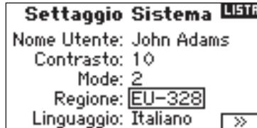 SPEKTRUM DX8 - Per selezionare una regione - Solo versione EU - 1