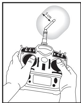 SPEKTRUM DX8 - Antenna Separation Distance - 2