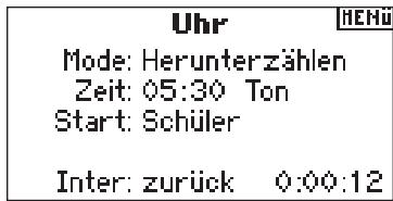 SPEKTRUM DX8 - Programmieren einer Zeit - 1