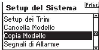 SPEKTRUM DX8 - Per accedere alla Funzione Copia Modello - 1