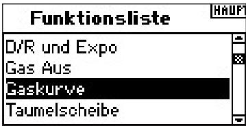 SPEKTRUM DX8 - Programmierung der Gaskurve - 1