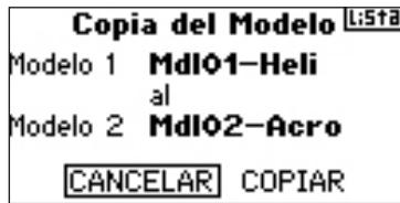 SPEKTRUM DX8 - Acceso a la funciona Copiar Modelo - 2