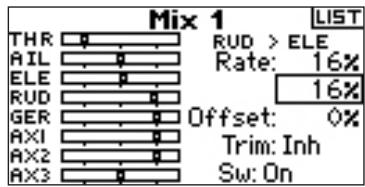 SPEKTRUM DX8 - Adjusting Programmable Mix Rates - 2