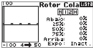 SPEKTRUM DX8 - Programar Curvas de Rotor de Cola - 2